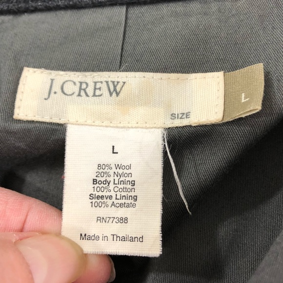 J. Crew Wool Blend Men’s Jacket Size L - Picture 4 of 7